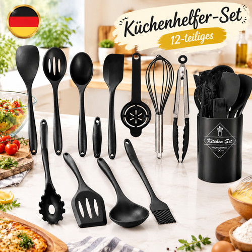12stk silikon küchenhelfer - 12stk,