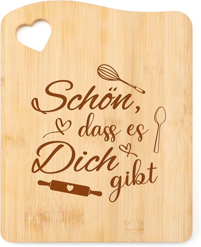 Bambus schneidebrett geschenk - schneidebrett,