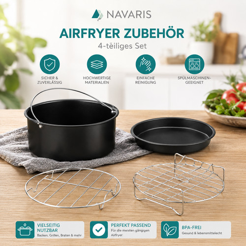 Navaris airfryer zubehör set - navaris,