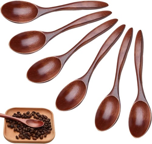 Holzlöffel set stück für - holzlöffel, 6