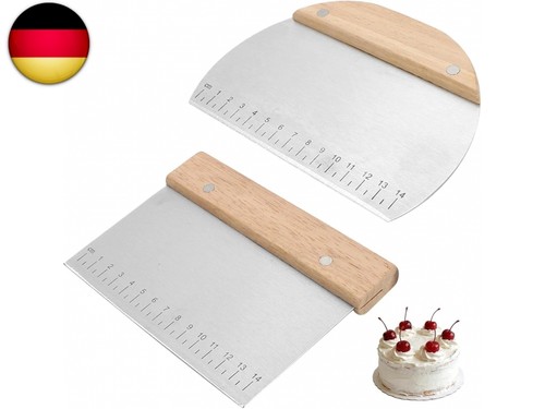 Stück teigschaber edelstahl - 2,