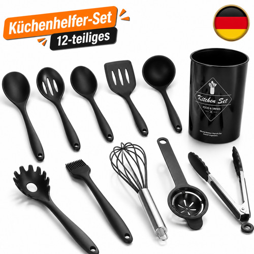 12tlg küchenutensilien set - 12tlg,