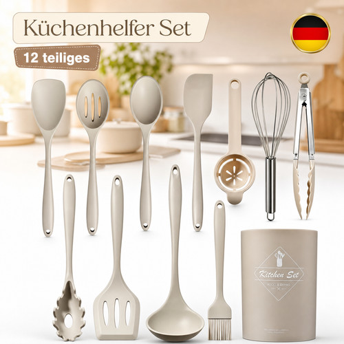 12stk silikon küchenhelfer - 12stk,